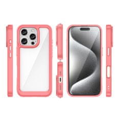 slomart Ovitek Outer Space Case s gel okvirjem za iPhone 16 Pro - crveni