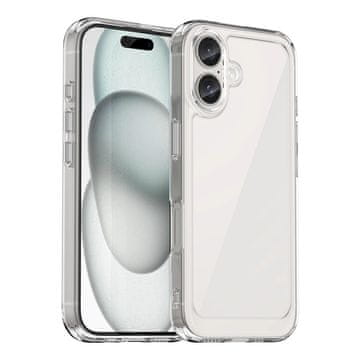 slomart Etui Outer Space Case s željenim rubom za iPhone 16 Plus - prozirni