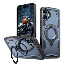 slomart Oklop Hybrid Armor Trendy s MagSafe za iPhone 16 Plus - plavo