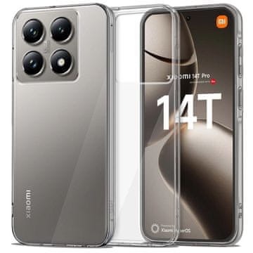 slomart Kućište Tech-Protect FlexAir Hybrid za Xiaomi 14T - prozirno