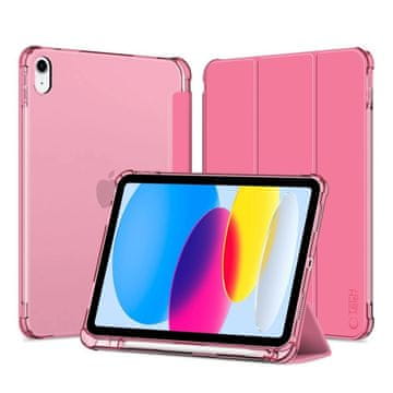 slomart Etui Tech-Protect SC Pen Hybrid za iPad 10 / 2022 - roza - prozirno