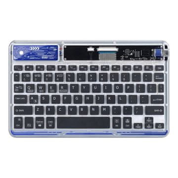 slomart Bežična tipkovnica Dux Ducis Keyboard (serija CK) za prijenosno računalo / tablet / telefon - prozirna