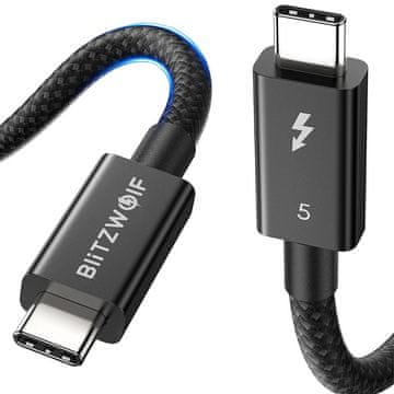 Blitzwolf BlitzWolf BW-HDC8 240W USB-C na USB-C kabel, 1,5 m (crni)