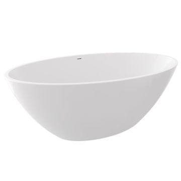 POLYSAN Samostojeća akrilna kada CORYN 165x90x58 cm bijela