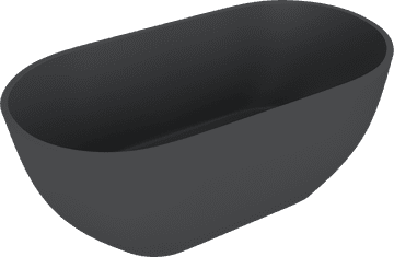 POLYSAN Samostojeća kada od livenog mramora REDUTA 150x75cm antracit mat