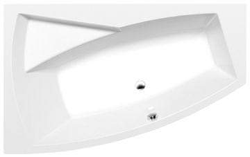 POLYSAN Polysan EVIA L Asimetrična Kada 170x100cm, Bjelina, Akril, 255l, Bez Sifona