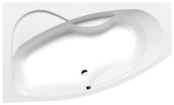 POLYSAN Polysan MAMBA L Asimetrična Kada 170x100cm Bijela Akrilna