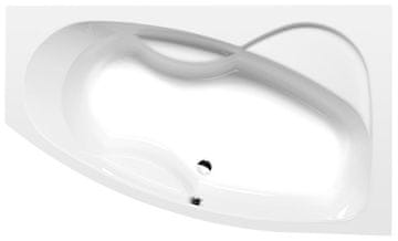 POLYSAN Polysan MAMBA R Asimetrična Kupaonica 170x100x44 cm, Bijela