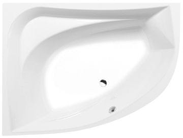 POLYSAN Polysan Tanya L Asimetrična Kada 160x120 cm, Bijela, Akrilna, Ugradbena