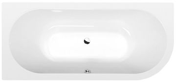 POLYSAN Asimetrična Akrilna Kada VIVA L 175x80 cm - Bijela, Obostrana, Prava za Male Kupaonice