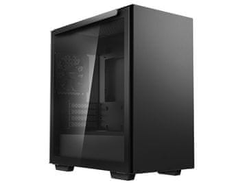 DEEPCOOL MACUBE 110 kućište za računalo, Micro-ATX, kaljeno staklo, crno (R-MACUBE110-BKNGM1N-G-1)