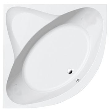 AQUALINE AQUALINE Dyje Kutna Kada 150x150cm, Bijela, Akrilna, Za Veće Kupaonice