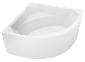 POLYSAN Kutna Kada od Akrilata POLYSAN MONOLITH 136x136cm, Bijela