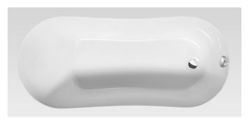 AQUALINE Pravokutna Ugradbena Kada JIZERA 150x70x39 cm Bijela, AQUALINE