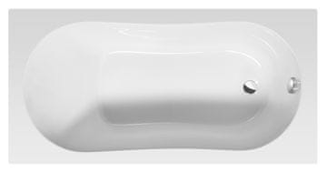 AQUALINE Pravokutna Bijela Kada JIZERA 140x70x39 cm od ABS/PMMA Materijala