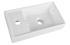AQUALINE AQUALINE Keramički Ugradbeni Umivaonik 40x22cm Bijeli