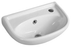 AQUALINE Keramički zidni umivaonik 40x25 cm bijele boje