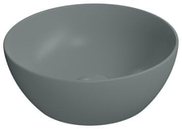 Gsi PURA keramički umivaonik za pult, promjer 32 cm, mat agava