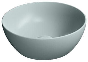 Gsi PURA Keramički Umiivaonik za Stol, Okrugli 32cm, Mat Plava