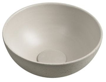 SAPHO MINOR Betonski Umivaonik za Stol, Ø 26cm, Mat Pješčana