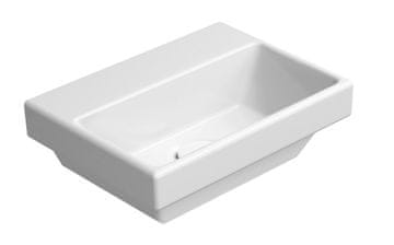 Gsi NORM Keramički Umivaonik, 35x26cm, Bez Otvora, Bijela ExtraGlaze