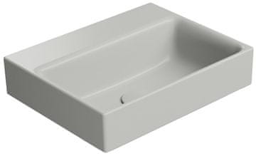 Gsi NUBES keramički umivaonik 40x32cm, sivi mat, bez otvora