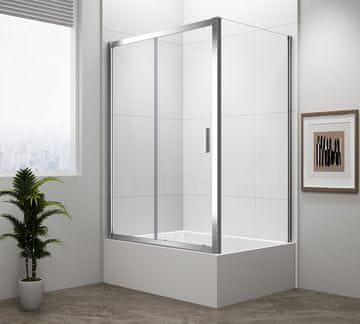 POLYSAN Pravokutna tuš kabina DEEP 1500x750mm, Univerzalna, Providno Staklo