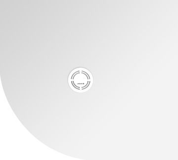 POLYSAN FLEXIA Asimetrična Tuš Kada od Lijevanog Mramora, 100x90 cm, Desna, Bijela