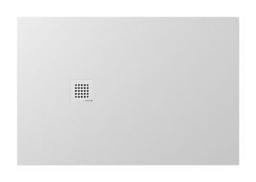 POLYSAN Vanička od livenog mramora, prilagodljive veličine, 120x80, bijela mat, TRENECA