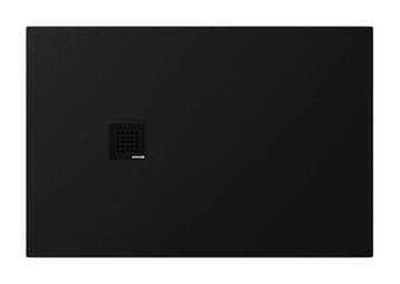 POLYSAN Polysan TRENECA tuš kada, pravokutna, 120x80cm, crna mat, podesive dimenzije