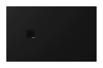 POLYSAN Crna Mat Pravokutna Tuš Kada od Ljevačkog Mramora, 130x80cm, Prilagodljiva Dimenzija