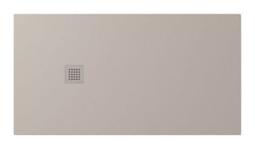 POLYSAN Polysan TRENECA tuš kada od lijevanog mramora, prilagodljive dimenzije, 150x80cm, bež mat