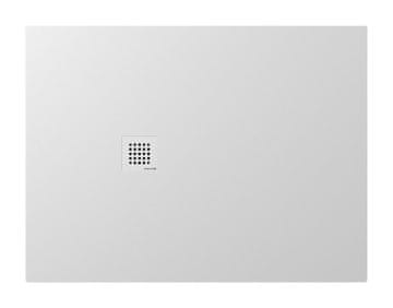 POLYSAN TRENECA Pravokutna Tuš Kada od Lijevanog Mramora, podesiva, 120x90 cm, Bijela Mat