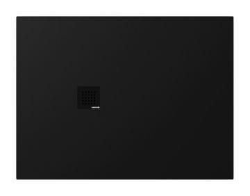 POLYSAN TRENECA tuš kada od livenog mramora, prilagodljiva, 120x90 cm, crna mat završna obrada