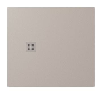 POLYSAN Polysan TRENECA Pravokutna Tuš Kada od Lijevanog Marmora, 110x100 cm, Bež Mat finiš