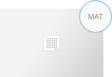 POLYSAN Polysan Flexia Tuš Kada od Livenog Mramora, Bjelina Mat, 120x80 cm, Podesiva Dimenzija