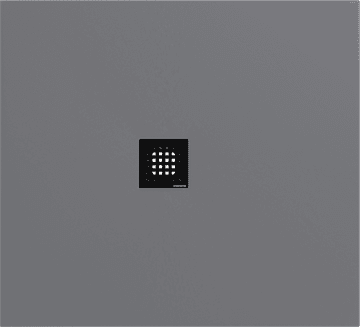 POLYSAN FLEXIA Pravokutna Tuš Kada od Lijevanog Mramora, 110x100 cm, Siva Mat