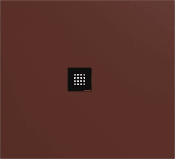 POLYSAN FLEXIA Pravokutna Tuš Kada, Smeđa Mat, 110x100cm, Prilagodljiva Dimenzija