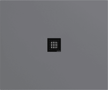 POLYSAN FLEXIA prilagodljiva pravokutna tuš kada od livenog mramora, 120x100 cm, siva mat