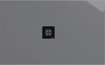 POLYSAN FLEXIA Prilagodljiva Mramorna Tuš Kada, 130x80cm, Siva Mat