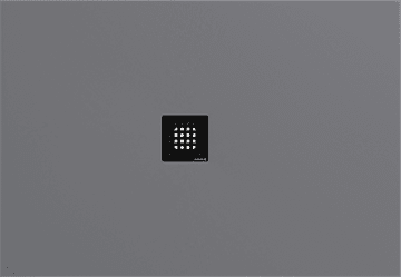 POLYSAN FLEXIA prilagodljiva pladanj za tuš 130x90 cm, siva mat, lijevani mramor