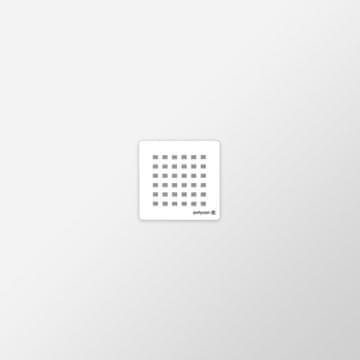 POLYSAN FLEXIA prilagodljiva kvadratna tuš kada od lijevanog mramora, 80x80 cm