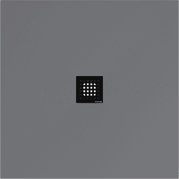 POLYSAN FLEXIA TUŠ KADA OD LIJEVANOG MARMORA S PRILAGODLJIVIM DIMENZIJAMA, 100x100 cm, MAT SIVA