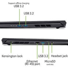 Acer Prijenosno računalo Nitro V 16 ANV16-42-R15G, Ryzen AI 7-260, 32 GB, SSD1 TB, RTX5060, W11H (NH.QYXEX.004)