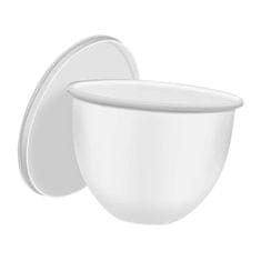 HOME & MARKER® Višekratna silikonska podloga za mikser, obloga za zdjelu, kompatibilna s KitchenAid, s poklopcem | POSODINKA bijela