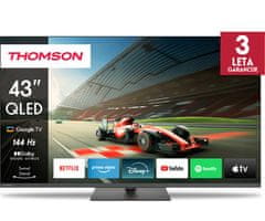 Thomson 43QG7C04 QLED Pro TV, 109 cm, 4K UHD, GoogleTV