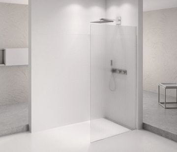 POLYSAN ARCHITEX Kromirana tuš pregrada 1162mm, Flute staklo