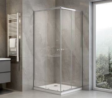 AQUALINE AGGA Pravokutna Tuš Kabina 800x700mm, Prozirno Staklo