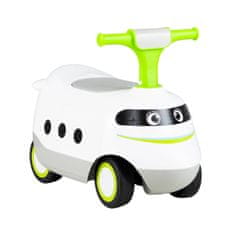 Northix Dječji automobil na guranje s sirenom i prostorom za pohranu – zeleni