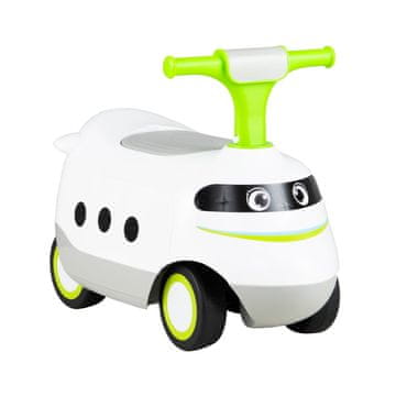 Northix Dječji automobil na guranje s sirenom i prostorom za pohranu – zeleni